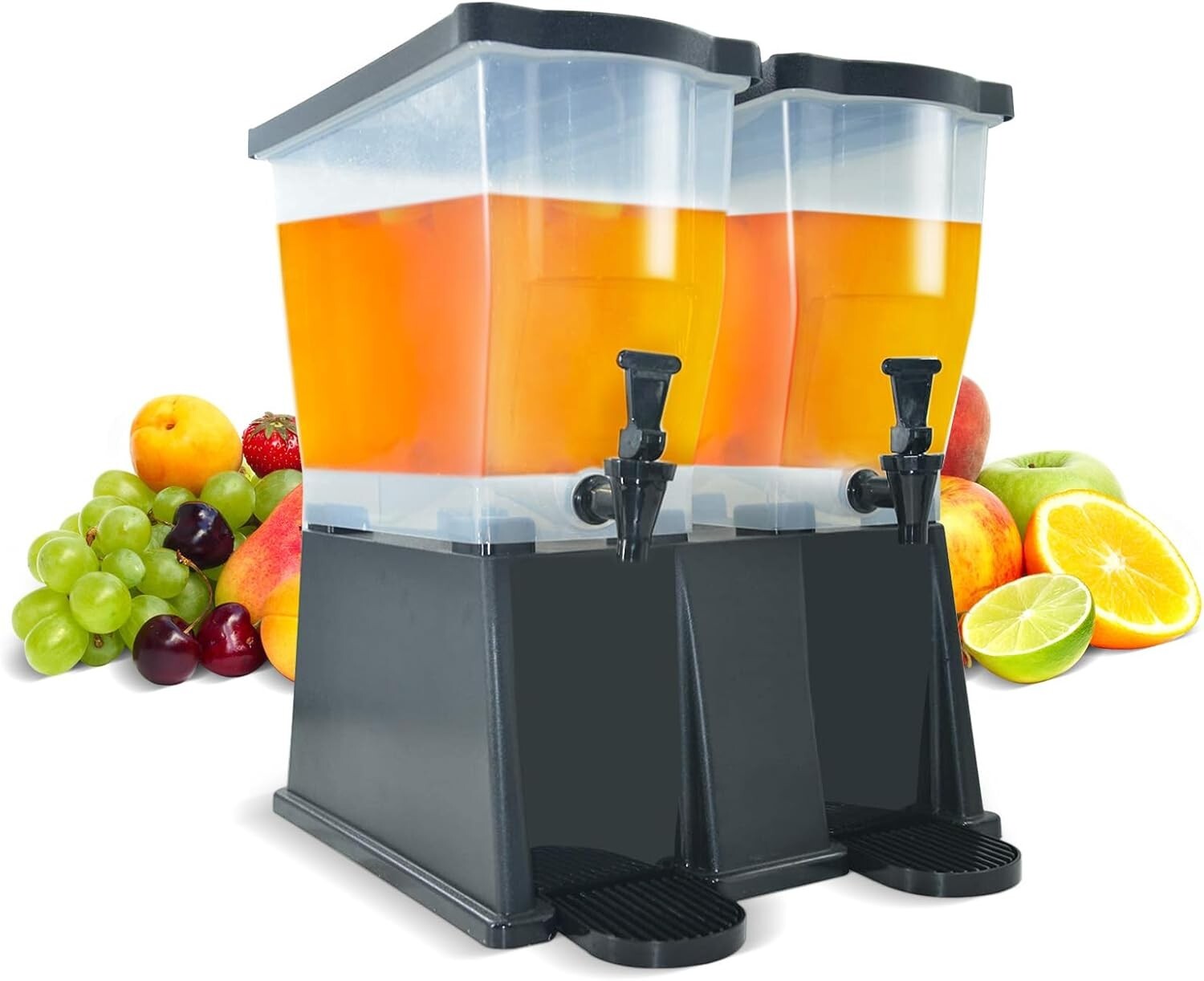 Commercial Juice Dispenser with 6 Gallon Capacity - Ideal for Buffets & Events