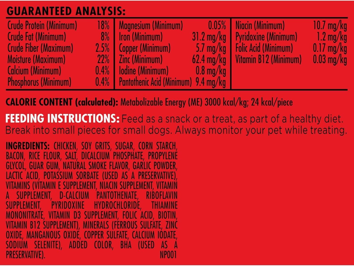 Healthy Bacon Dog Treats – Soft, Chewy, Fortified Snacks in Convenient 10 Pack