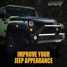 Load image into Gallery viewer, LED Light Upgrade for 2007-2018 Jeep Wrangler JK - Waterproof &amp; Easy Install