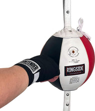 Load image into Gallery viewer, Versatile 9" Leather Boxing Double End Bag with Rubber Cables - Unisex Training