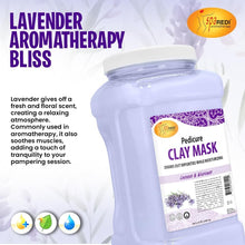 Load image into Gallery viewer, Lavender &amp; Wildflower Clay Mask - 128 Oz Deep Cleansing &amp; Hydrating Treatment