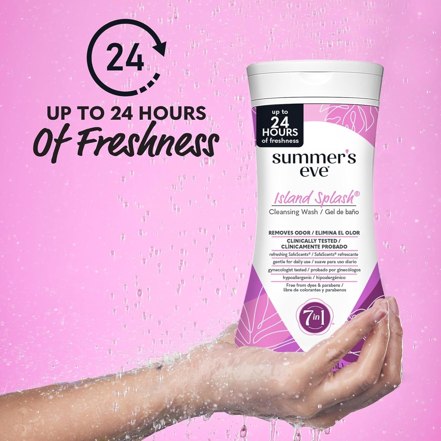 Island Splash Feminine Body Wash - Refreshing Daily Cleansing for Sensitive Skin