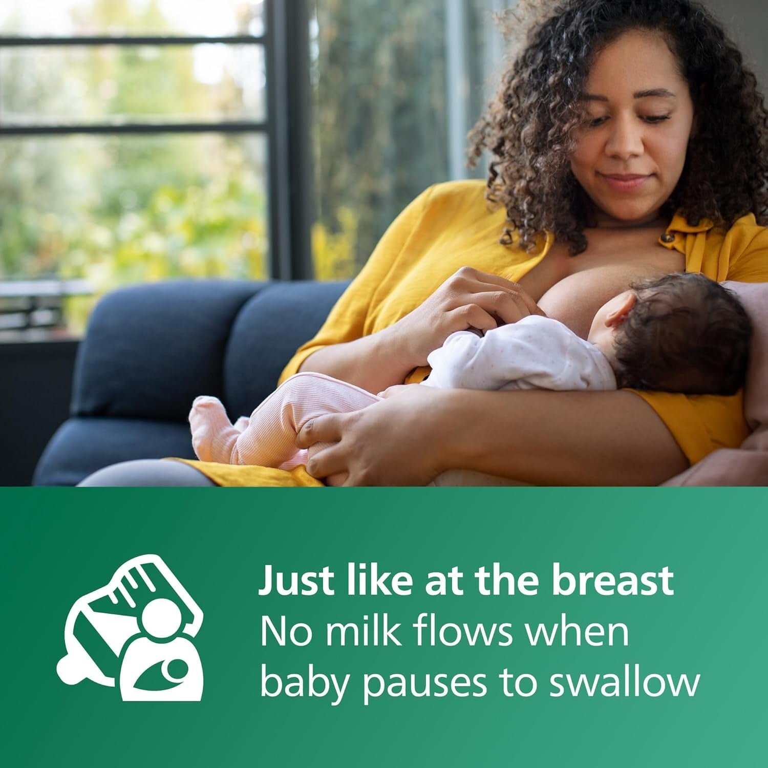 Premium Philips 8oz Glass Baby Bottles - Flow 3 Natural Response Nipples, 4-Pack