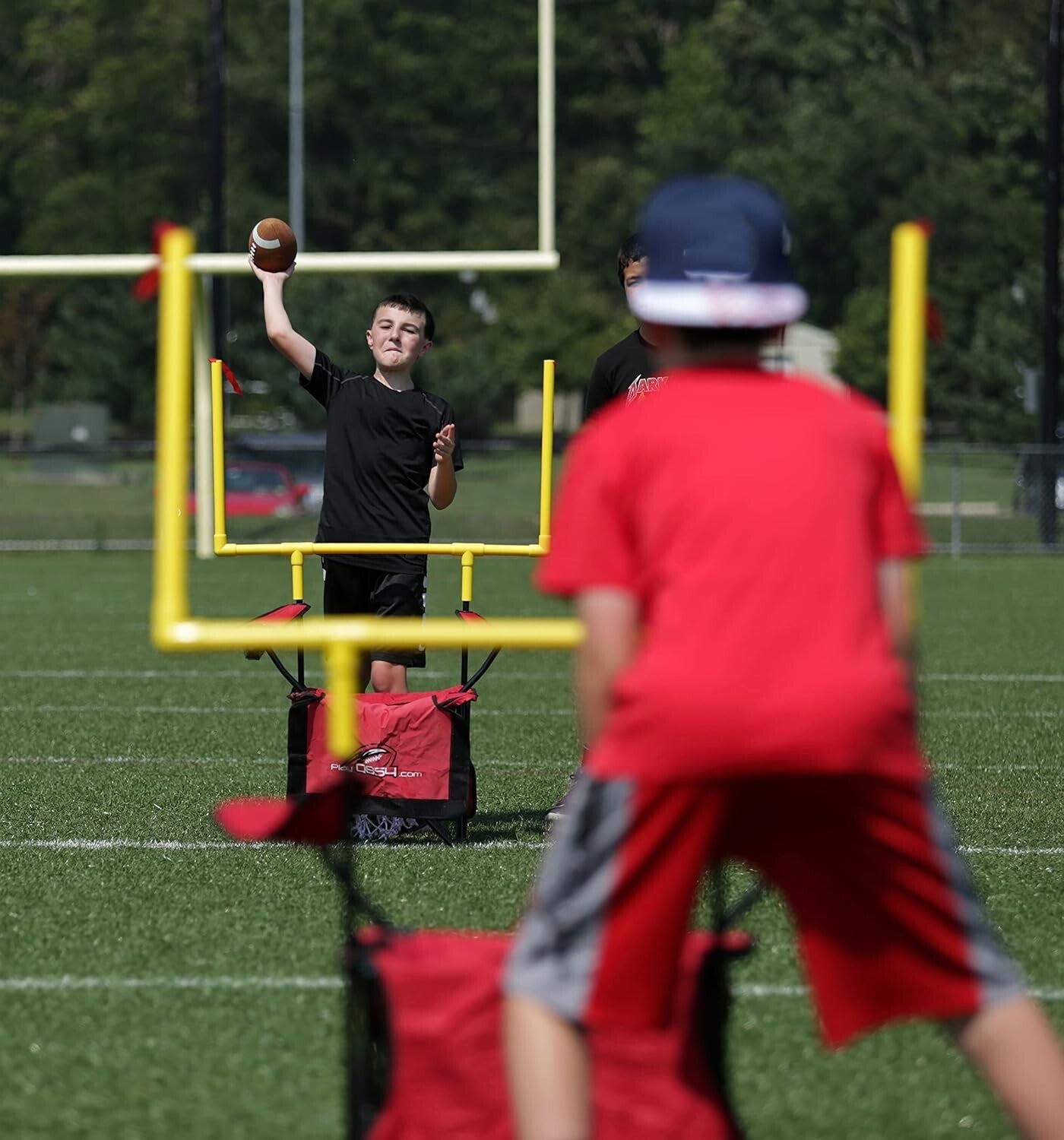 Backyard Football Game Set with Comfortable Camping Chairs - Year-Round Fun