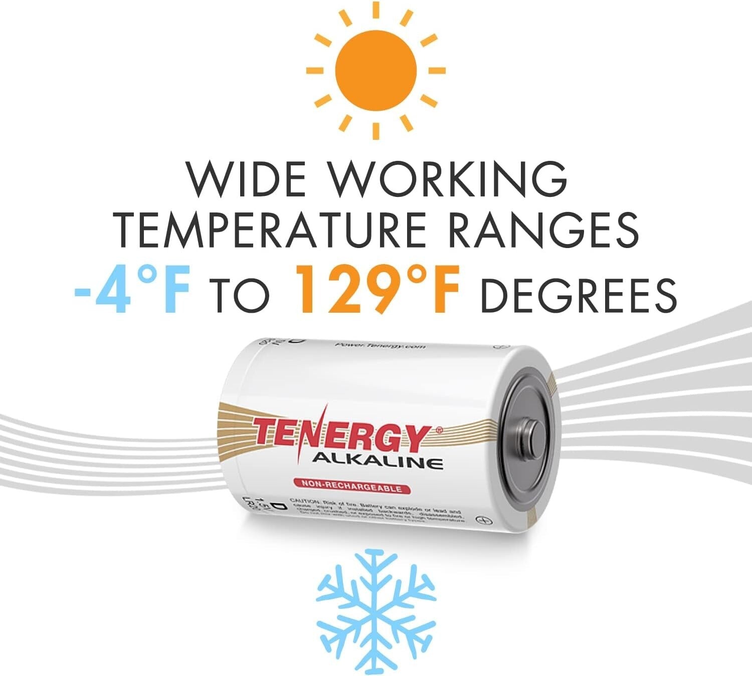 96-Pack Non-Rechargeable D Cell Batteries with Anti-Leak Design & Freshness Seal