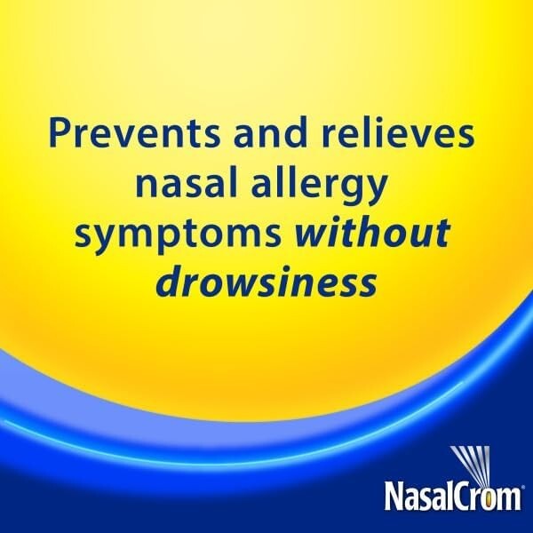 200 Count Allergy Nasal Spray - Prevents Symptoms, Non-Drowsy & Steroid-Free