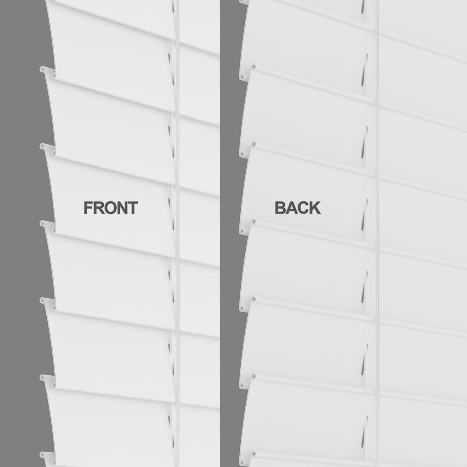 Custom Cut 2-Inch Faux Wood Blinds - Room Darkening, No Cords - 23" x 64"