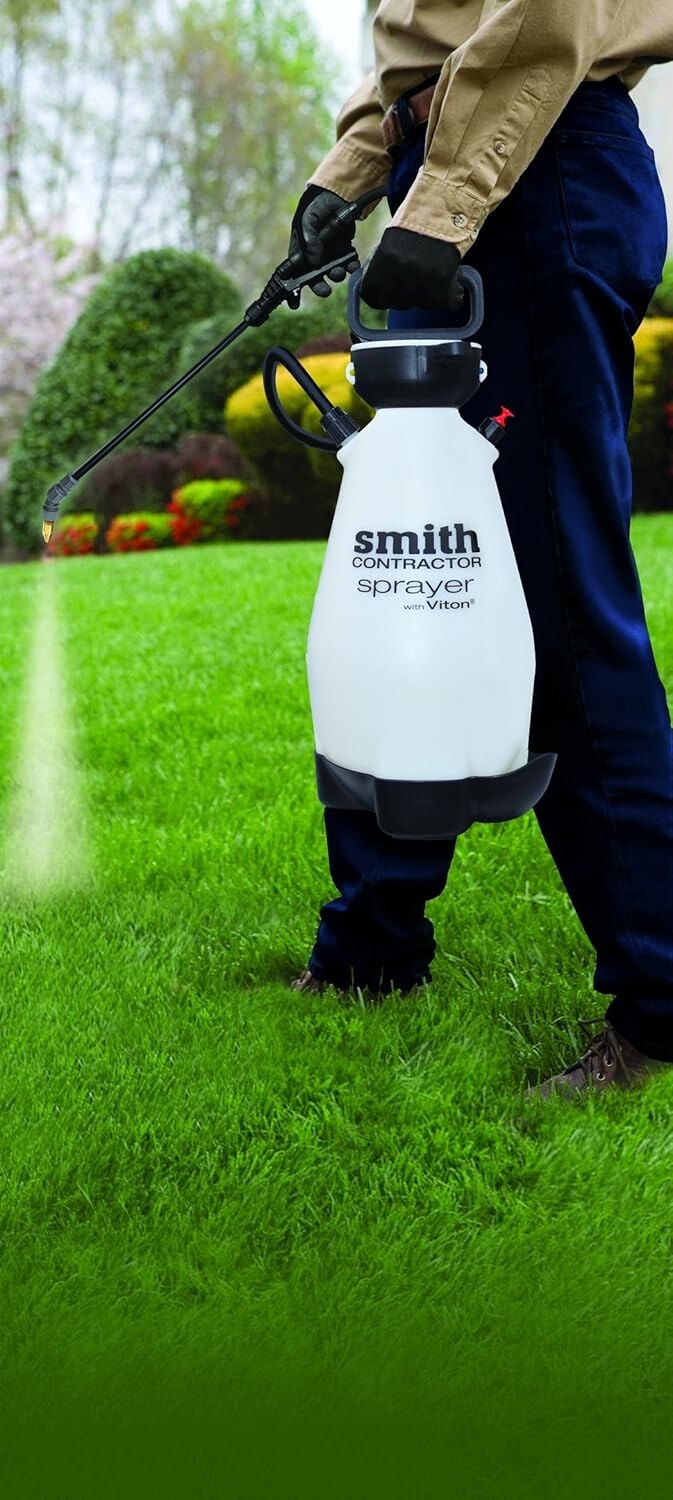 Versatile 2-Gallon Sprayer with 7 Nozzles for Lawn Care and Commercial Use