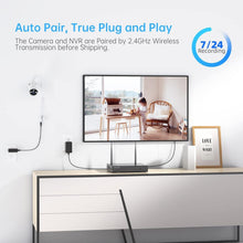 Load image into Gallery viewer, 1080P Wireless Home Security Cameras - 8 Channel, Night Vision, Plug &amp; Play