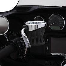 Load image into Gallery viewer, Adjustable Chrome-Plated Drink Holder for Motorcycle - Secure &amp; Scratch-Free