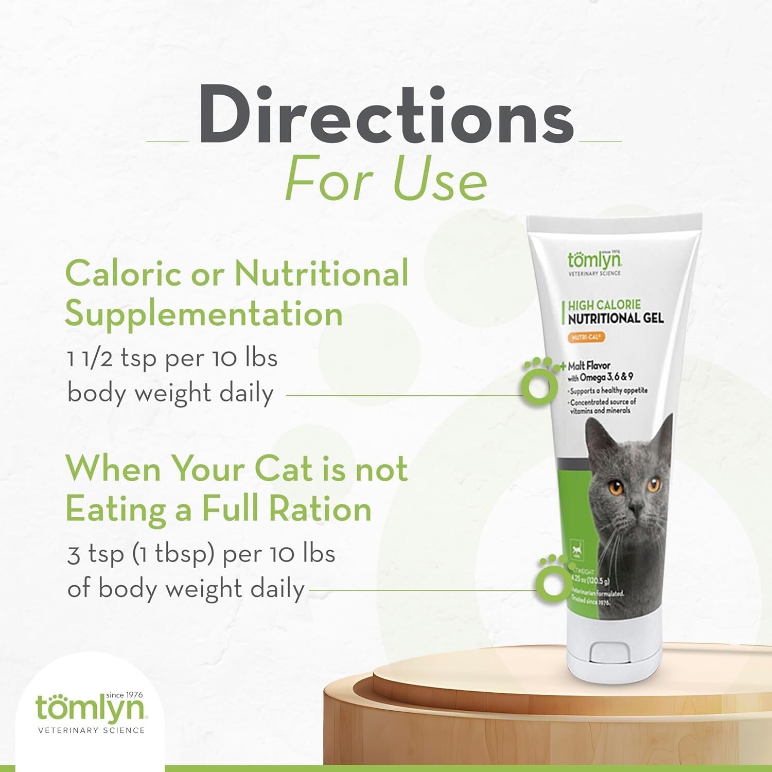 Nutri-Cal High-Calorie Cat Gel - 4.25oz Tubes for Appetite and Health, Pack of 3