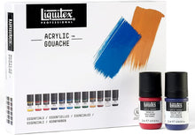 Load image into Gallery viewer, Professional Acrylic Gouache Paint Set - 12 Colors, 22ml Bottles, Matte Finish