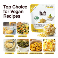 Load image into Gallery viewer, Non-Fortified Vegan Cheese Powder – 2 lbs Nutritional Yeast Flakes, Gluten-Free