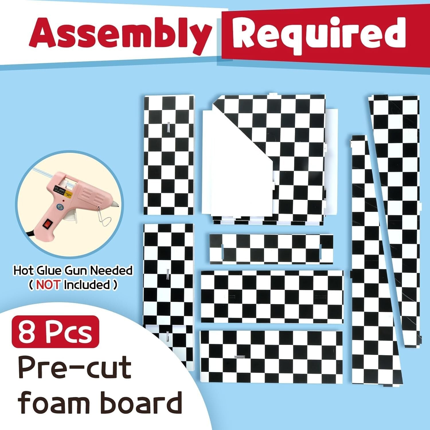 Eye-Catching 3ft Race Car Marquee Numbers with Warm Lights for Kids' Parties