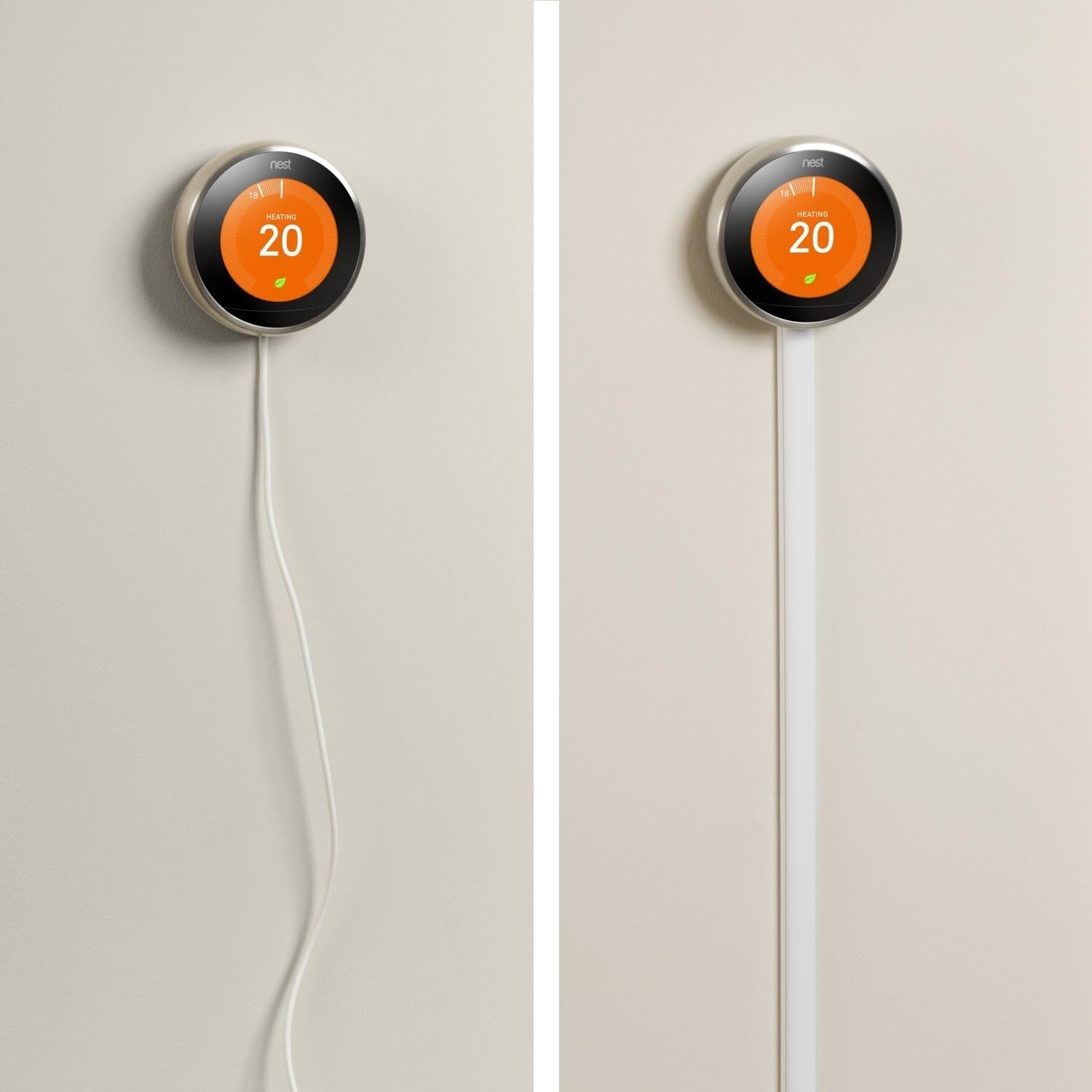 Effortless Cable Organization: 30ft Self-Adhesive Cord Cover with Bends & Caps