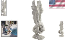 Load image into Gallery viewer, Emotional 30-Inch Angel Garden Statue - Durable Cast Stone Resin for All Seasons