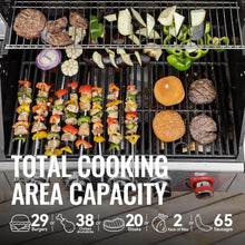 Load image into Gallery viewer, Premium 5-Burner Gas Grill with Built-In Thermometer &amp; Removable Grease Tray