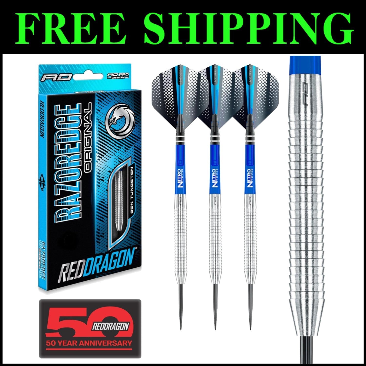 85% Tungsten Darts with Flights & Shafts – Superior Grip for Ultimate Precision