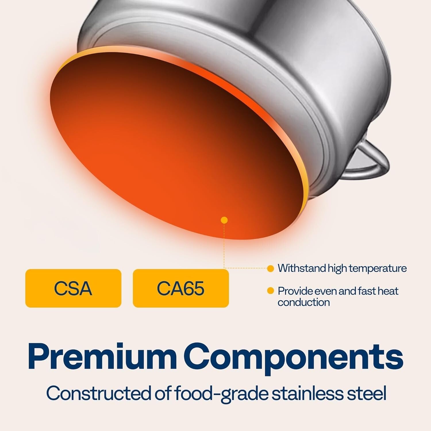 Versatile 10Qt Stainless Steel Deep Fryer - Ideal for Chicken, Seafood & Fries