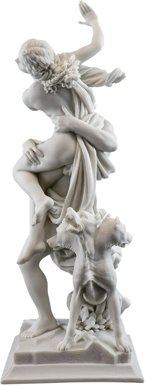 Museum-Quality 14-Inch Bernini Greek God Pluto and Proserpina Sculpture Replica