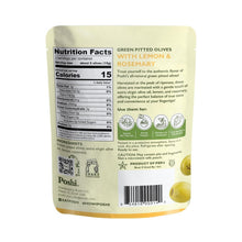 Load image into Gallery viewer, Delicious Green Olives, Lemon &amp; Rosemary - Gluten-Free, Paleo-Friendly 30 Pack