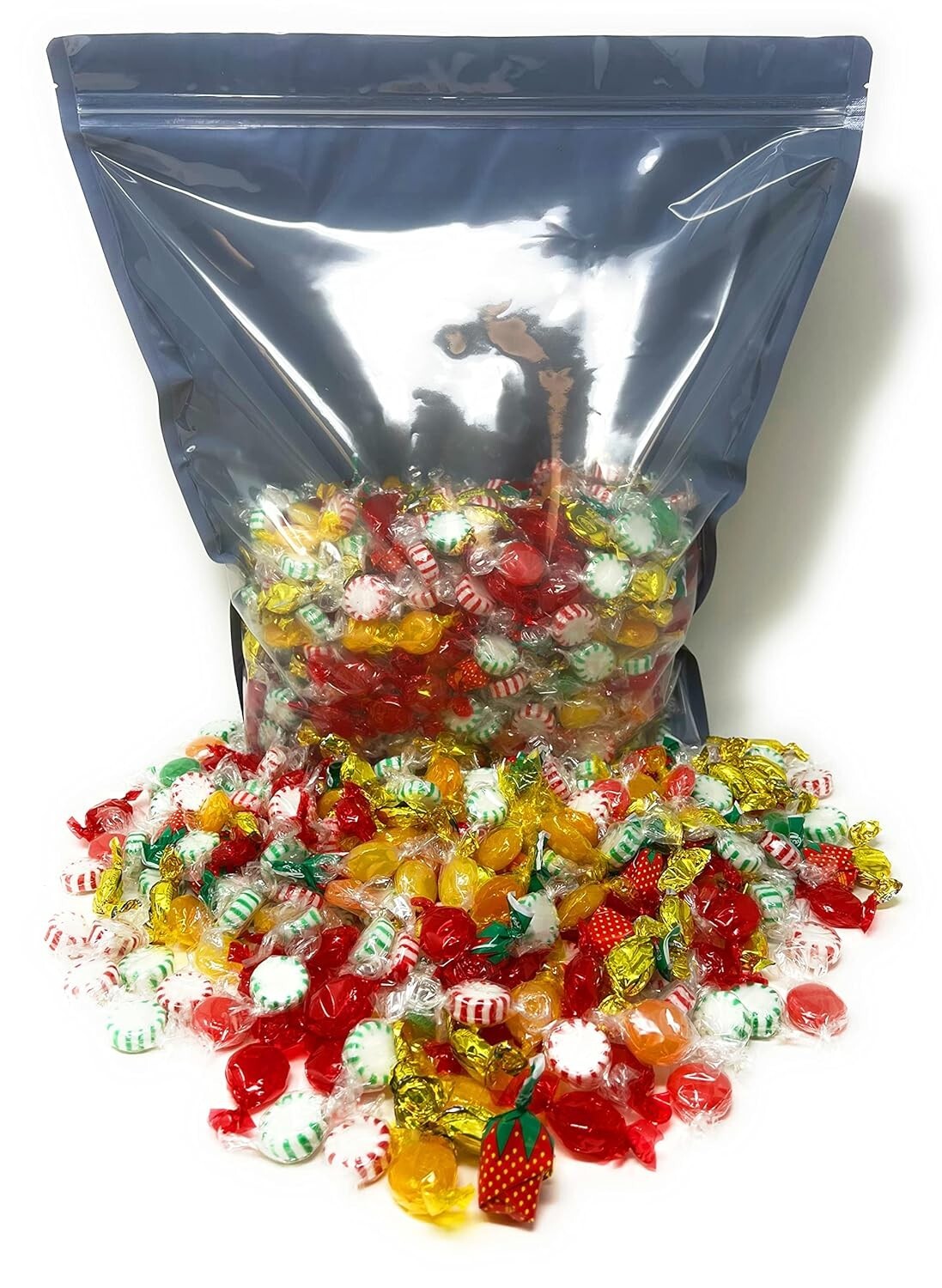 Flavorful Hard Candy Mix - 10 lbs Melting Hearts: Peppermint, Cinnamon & Fruits