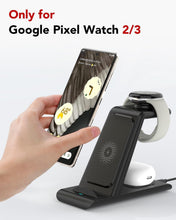 Load image into Gallery viewer, 3-in-1 Wireless Charger Stand for Google Pixel Watch 3/2 &amp; Phones - Fast Charge