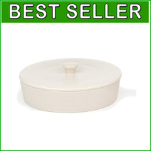 Load image into Gallery viewer, Durable 10" Round Stoneware Tortilla Warmer - Dishwasher &amp; Microwave Safe