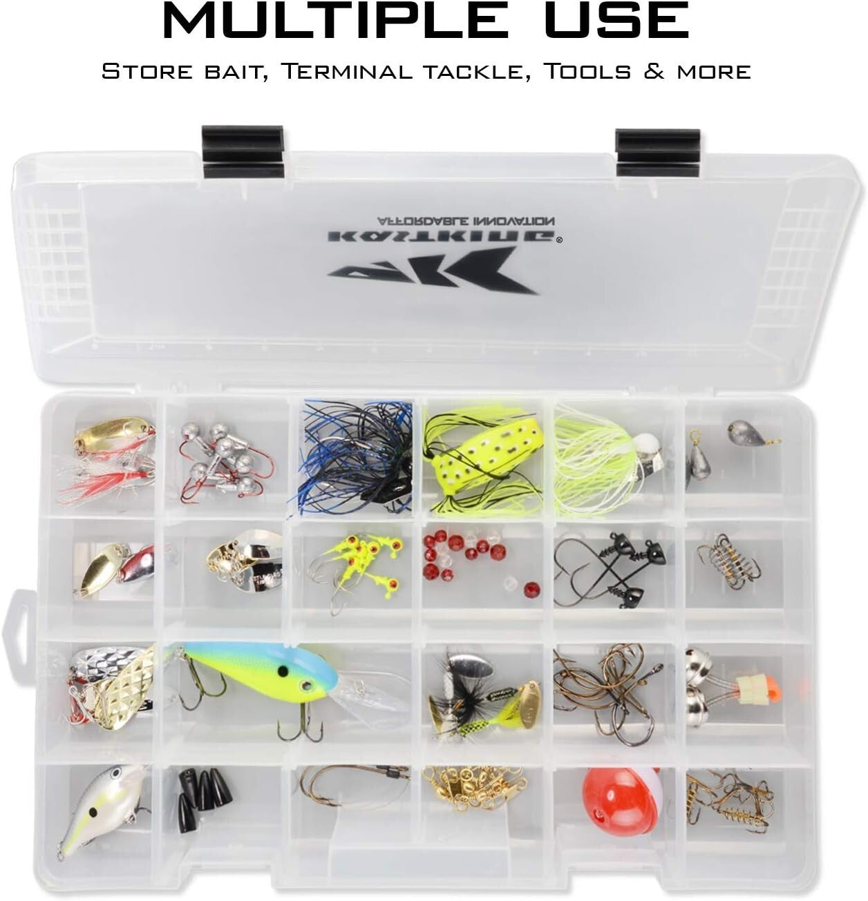 Versatile Plastic Storage Box for Fishing Gear & Crafts - BPA-Free, Easy to Use