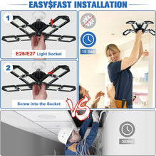 Load image into Gallery viewer, Ultra Bright LED Garage Lights 10+1 Panels - Efficient 20000 Lumens, 200W