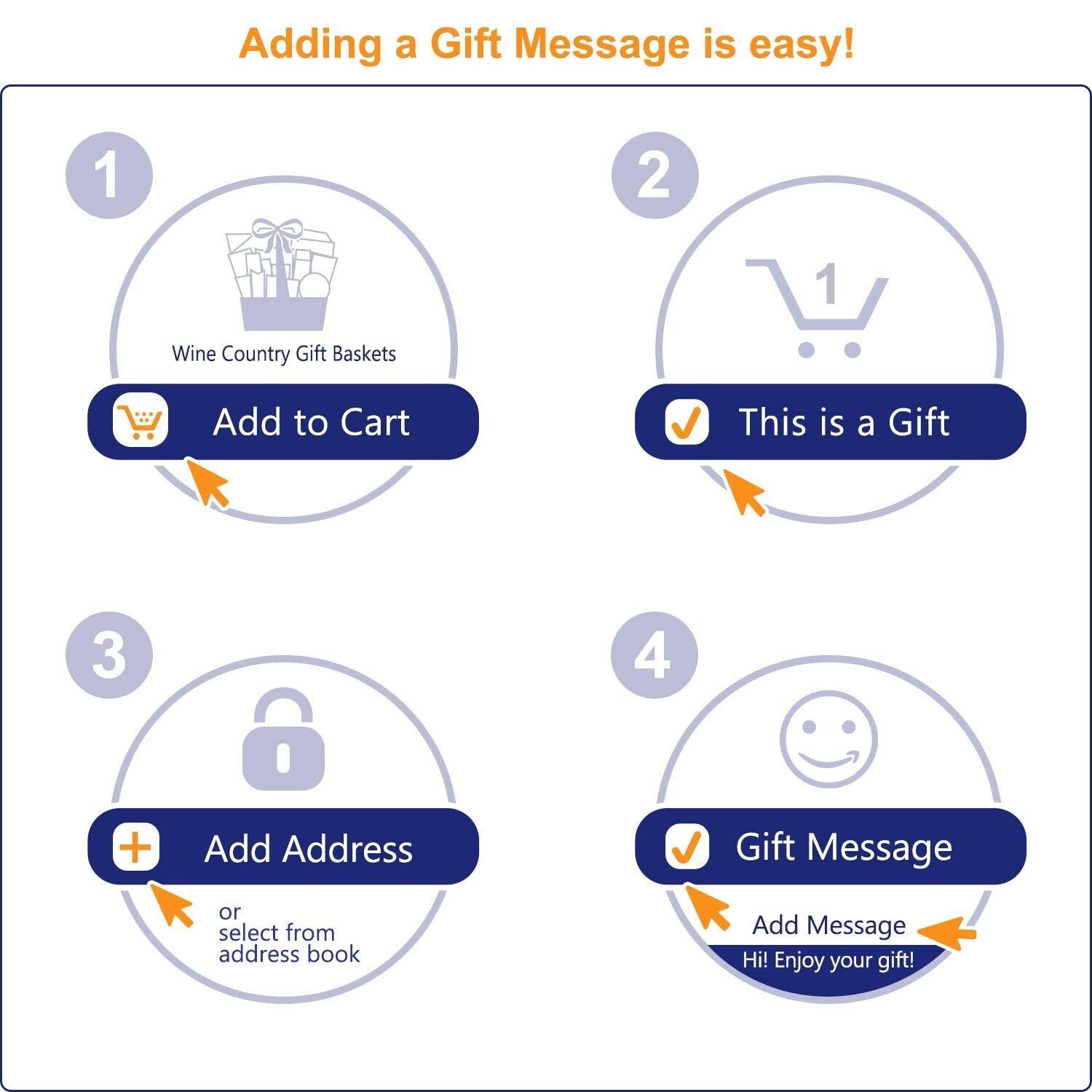 Assorted Gourmet Snack Gift Basket with Personalized Message for Every Occasion