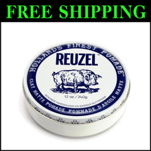 Load image into Gallery viewer, Versatile Water Soluble Clay Pomade - Medium Hold, Mint-Vanilla Fragrance, 12oz