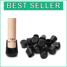 Load image into Gallery viewer, Heavy Duty Round Chair Leg Tips - 64 Non-Slip Caps for Hardwood Floor Protection