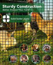 Load image into Gallery viewer, Robust 24'' x 50' Black Garden Mesh Wire Roll - Easy Install Fencing Solution
