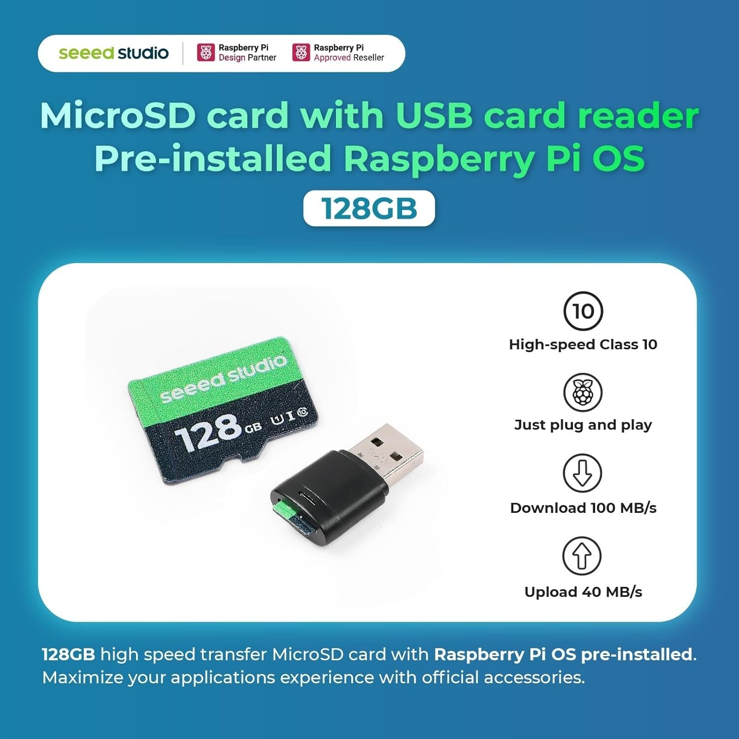 4GB Raspberry Pi 5 Starter Kit with Active Cooling Case & Tech Support Included