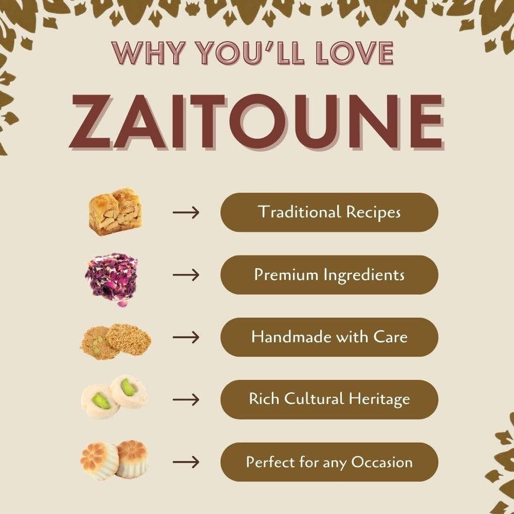 Decadent 1KG Baklava Box - Premium Assortment of Pistachio & Cashew Pastries