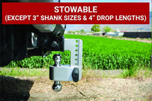 Load image into Gallery viewer, USA-Made Adjustable Trailer Hitch with Easy Turnover Tow Balls - 18,500 lbs