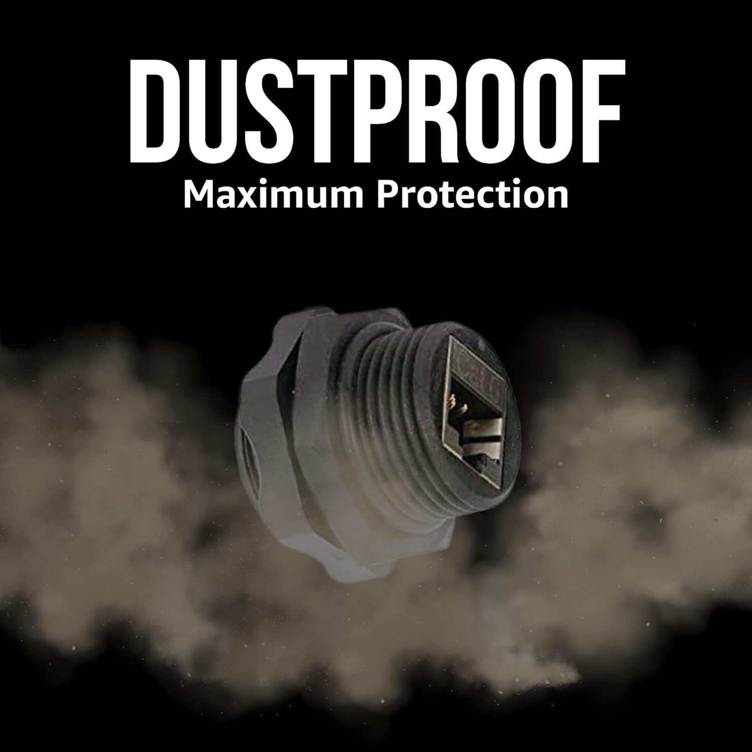 High-Quality Shielded RJ45 Female Coupler - 10 Pack with IP67 Water Protection