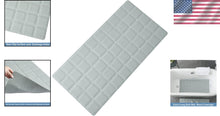 Load image into Gallery viewer, Premium Non-Slip Silicone Bath Mat - Jumbo Size for Textured Tubs, 35.8x17.7