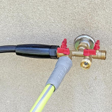 Load image into Gallery viewer, Heavy Weight Brass Hose Splitter – 4 Way Connector for Efficient Garden Watering