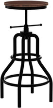 Load image into Gallery viewer, Brown Wood and Metal Counter Height Swivel Stool - Set of 2 for Rustic Charm