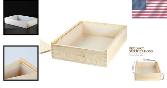 Reusable Silicone Soap Molds with Lid - 11lbs Capacity for Artisan Soap Creation