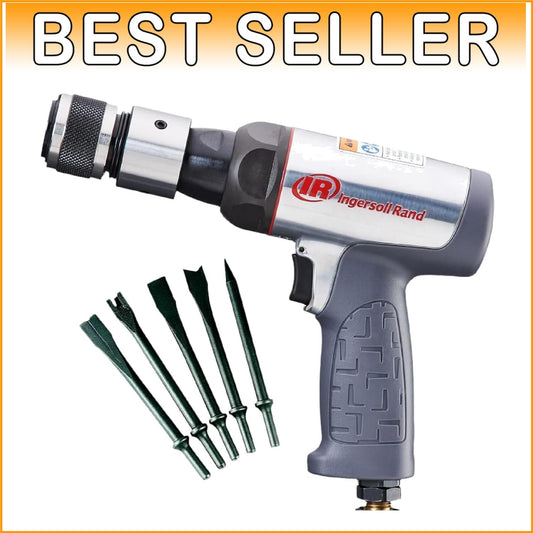 Durable Air Hammer Kit with Anti-Vibration 5-Piece Chisel Set for Professionals
