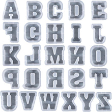 Load image into Gallery viewer, Versatile 7-Inch Alphabet Silicone Mold Set - Perfect for DIY Resin and Soap