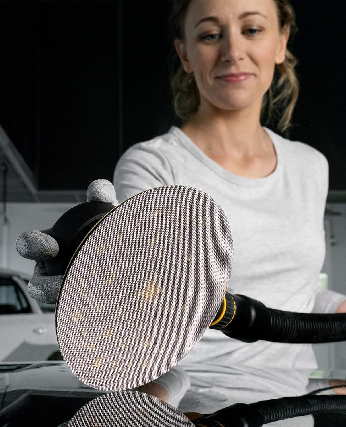 6-Inch Abranet Dust-Free Sanding Discs, Grit 1000 - 50 Pcs for Optimal Finishes