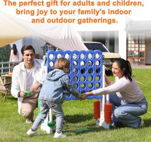 Load image into Gallery viewer, Jumbo 4 Connect in a Row Game - Adjustable for Kids &amp; Adults, Ideal for Outdoors