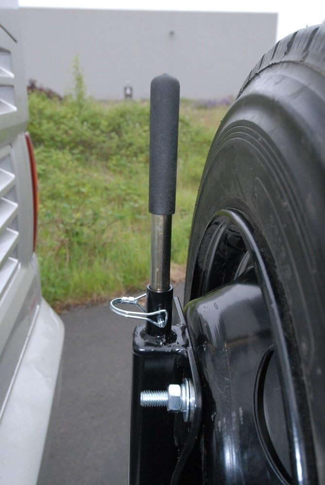 Secure and Easy-to-Install Motorhome Spare Tire Carrier - 400 lb Tongue Weight