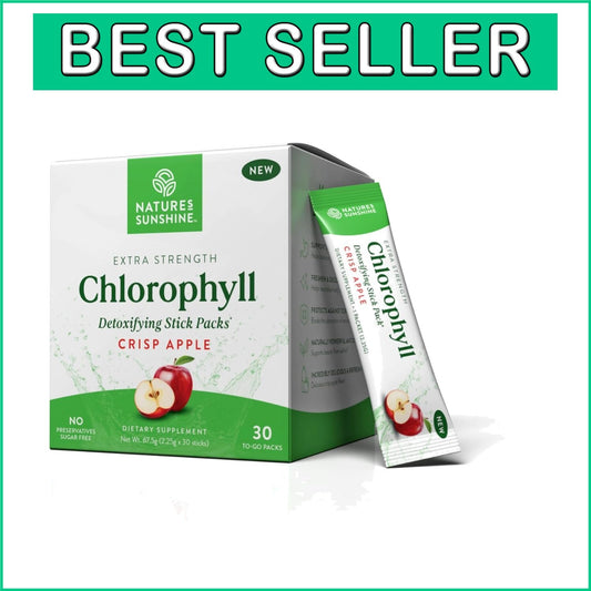 Chlorophyll Super Detox Sticks: Antioxidant Power for Skin Radiance & Gut Health