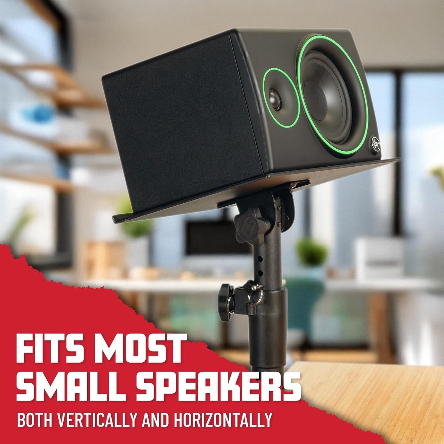 Adjustable Clamp-On Studio Monitor Stands - Elevate Your Audio Experience