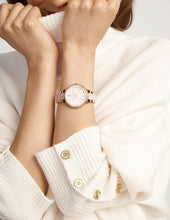 Load image into Gallery viewer, Luxury Women's Bracelet Watch in Rose Gold &amp; Pink Resin - 100 ft Water Resistant